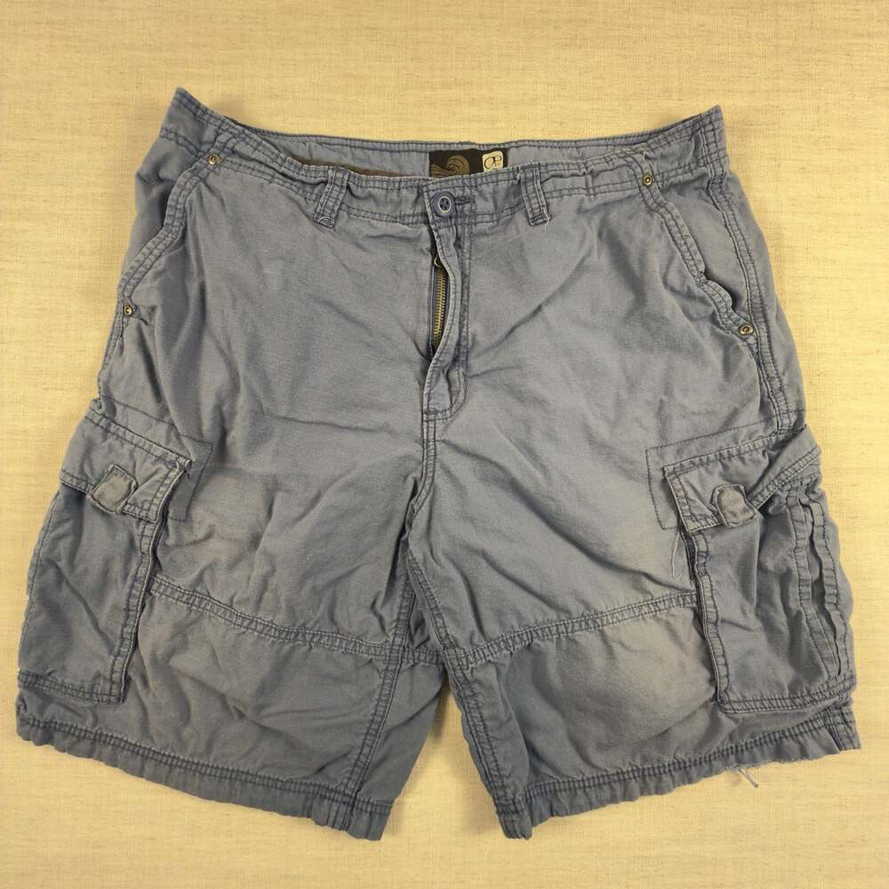 Ocean Pacific OP Men's Cargo Shorts Slate Blue‎ Size 36